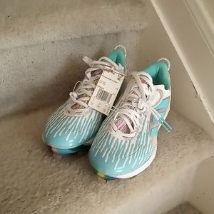 Adidas Women's Purehustle 2 Elite Dripped-Out Metal Fastpitch Softball Cleats